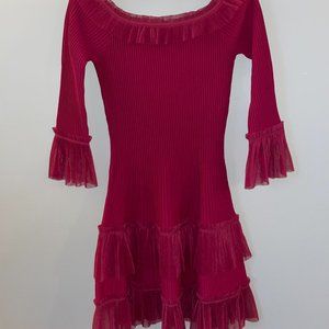 Jonathan Simkhai Pink Viscose Dress - Excellent Condition - Size Small